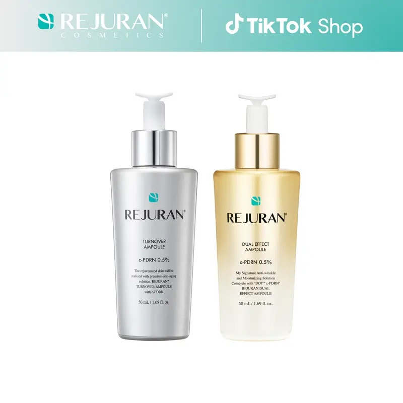 REJURAN Turnover Ampoule 50ml & Dual Effect Ampoule 50ml Bundle