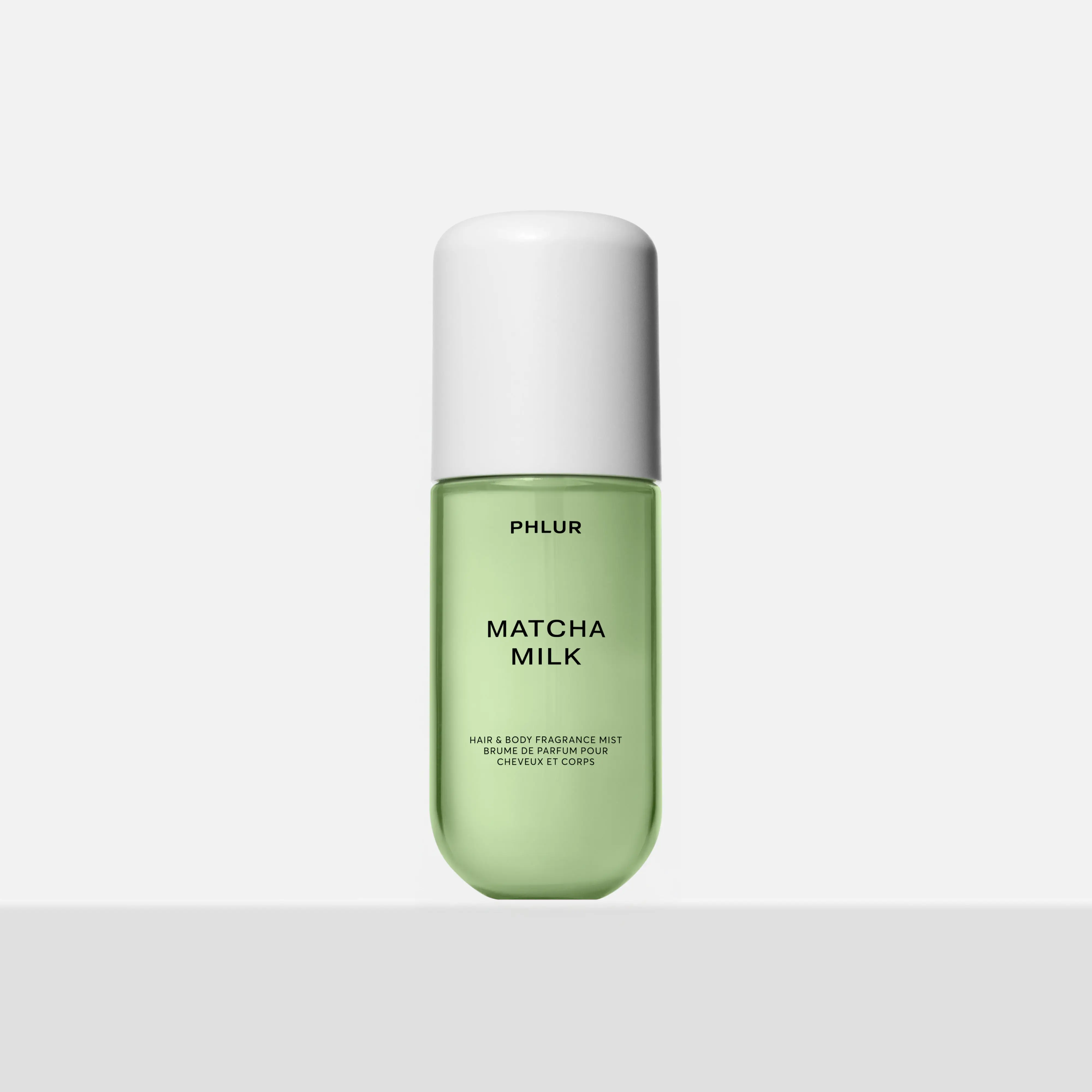 PHLUR Matcha Milk Body Mist - Travel Size Hair & Body Fragrance Mist with Matcha, Macadamia Milk, Bergamot Zest & Black Tea (3 fl oz)