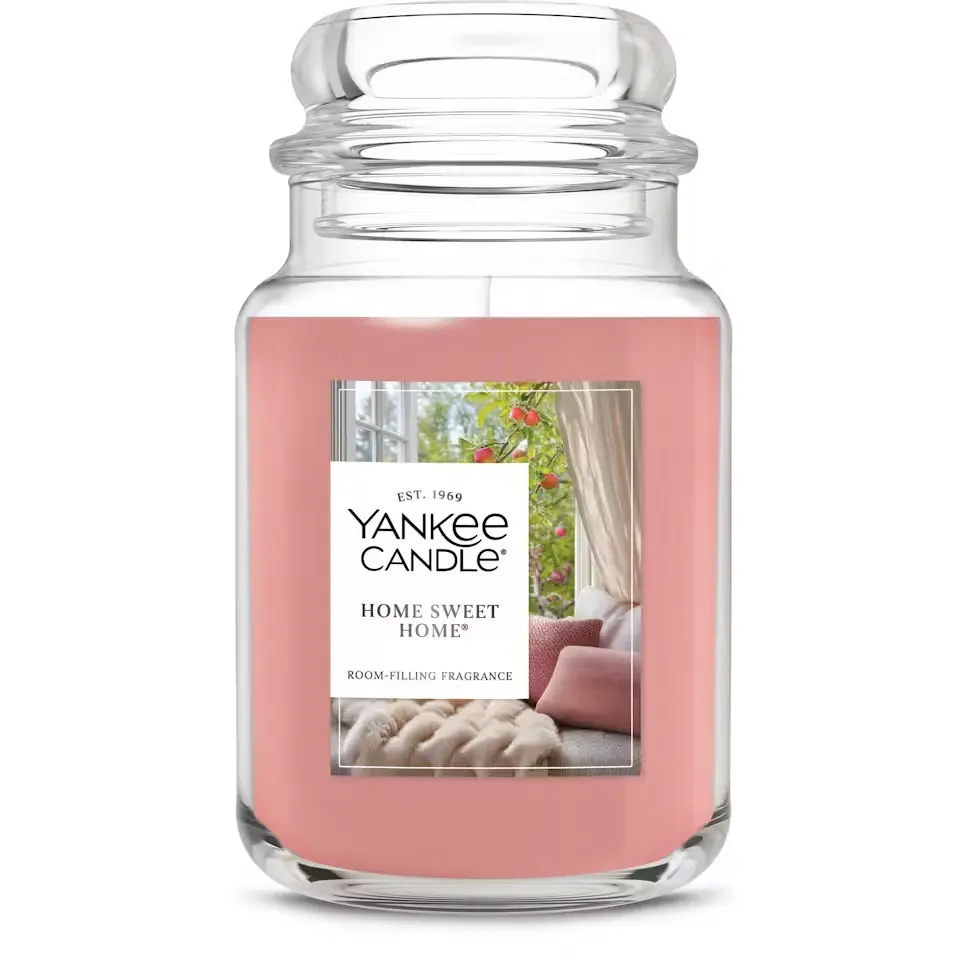 Yankee Candle Home Sweet Home Scented Classic 22oz Large Jar Single Wick  Candle Over 150 Hours of Burn Time Ideal for Fall Outdoors and Decorations,  Perfume Aroma - TikTok Shop