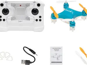 Drone Mini Remote Control Aircraft New Children's Toy Micro Aircraft Fixed Height Quadcopter Electronic Gadget (Blue)