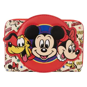 Loungefly Mickey & Friends Classic All-Over Print Zip Around Wallet