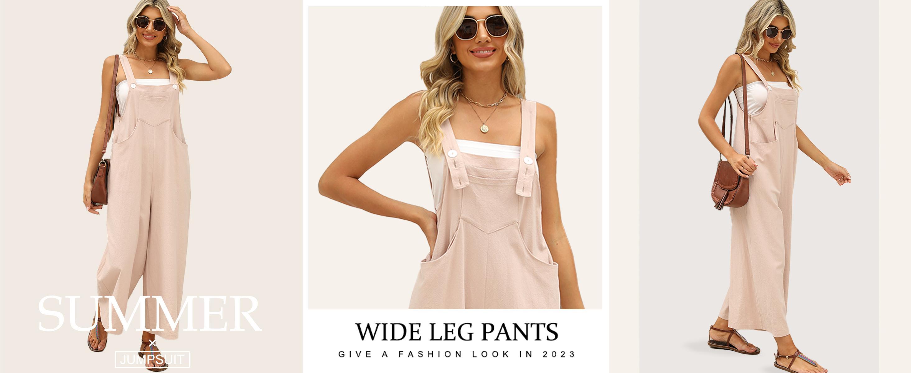 JovenPara Womens Loose Linen Bib Overalls Comfy Sleeveless Adjustable Straps Wide Leg Jumpsuit with Pockets JovenPara Womens Loose Linen Bib Overalls Comfy Sleeveless Adjustable Straps Wide Leg Jumpsuit with Pockets