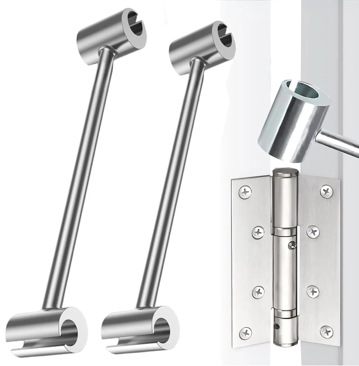Hinges Gap Adjusting Wrench, Door Hinge Repair Tool, Door Hinge Repair Spanner, 14-18mm & 23-25mm Door Hinge Adjustment Tool，Hand Tools Adjustable Wrench Tools