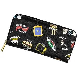 FRIENDS The TV Series Allover Themed Designs Zip Around Wallet