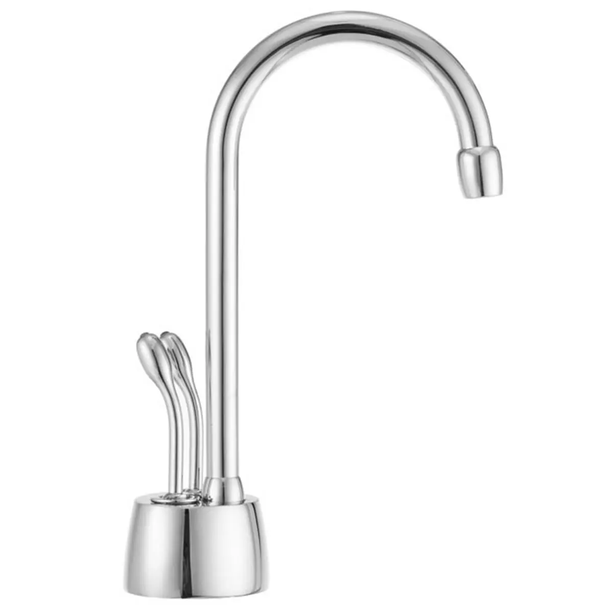 Westbrass Develosah Hot & Cold Water Dispenser - Satin Nickel, Auto Off, Dispenses H&C Water, Indoor Use Kitchen Fixture, Contemporary Home Decor, Copper Tubes