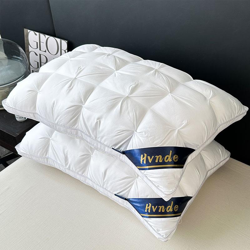 Hvnde Hotel Collection Deep Sleep Pillow - Neck Support Non-Collapse Design Hypoallergenic  for Side Supine Prone Sleepers pillows