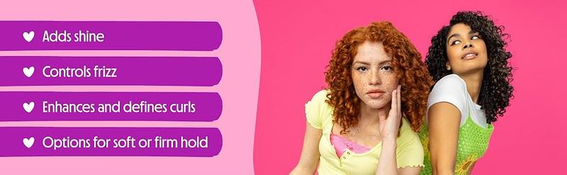 Not Your Mother's Curl Talk Frizz Control Sculpting Gel & Defining Cream (2-Pack) - 6 fl oz - Formulated with Rice Curl Complex - All Curly Hair Types