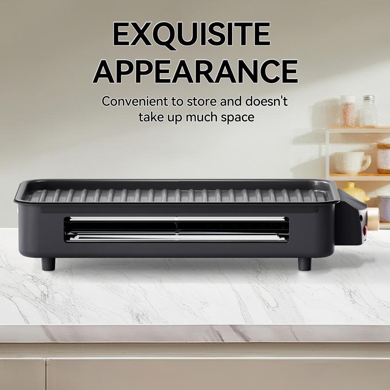 Electric Indoor Grill 1500W -2 in 1 Smokeless Indoor Grill for Kitchen with Non-stick Removable Grill & Griddle Plate,Temperature Control Korean BBQ Grill with 3 Cheese Pans Dishwasher Safe Electric Indoor Grill 1500W -2 in 1 Smokeless Indoor Grill for Kitchen with Non-stick Removable Grill & Griddle Plate,Temperature Control Korean BBQ Grill with 3 Cheese Pans Dishwasher Safe