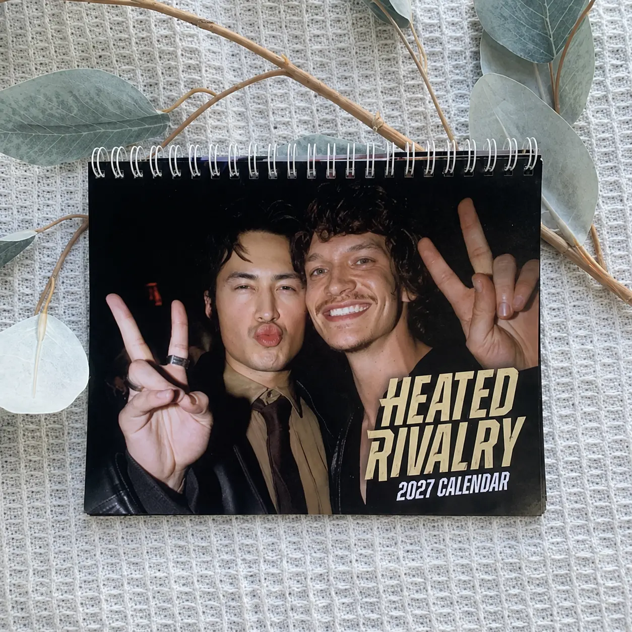 Calendar 2027 Heated Rivalry, Heated Rivalry 2027 Calendar, Hollanov 2027 Calendar, Hockey Calendar, LGBT TVshow 2027 Calendar