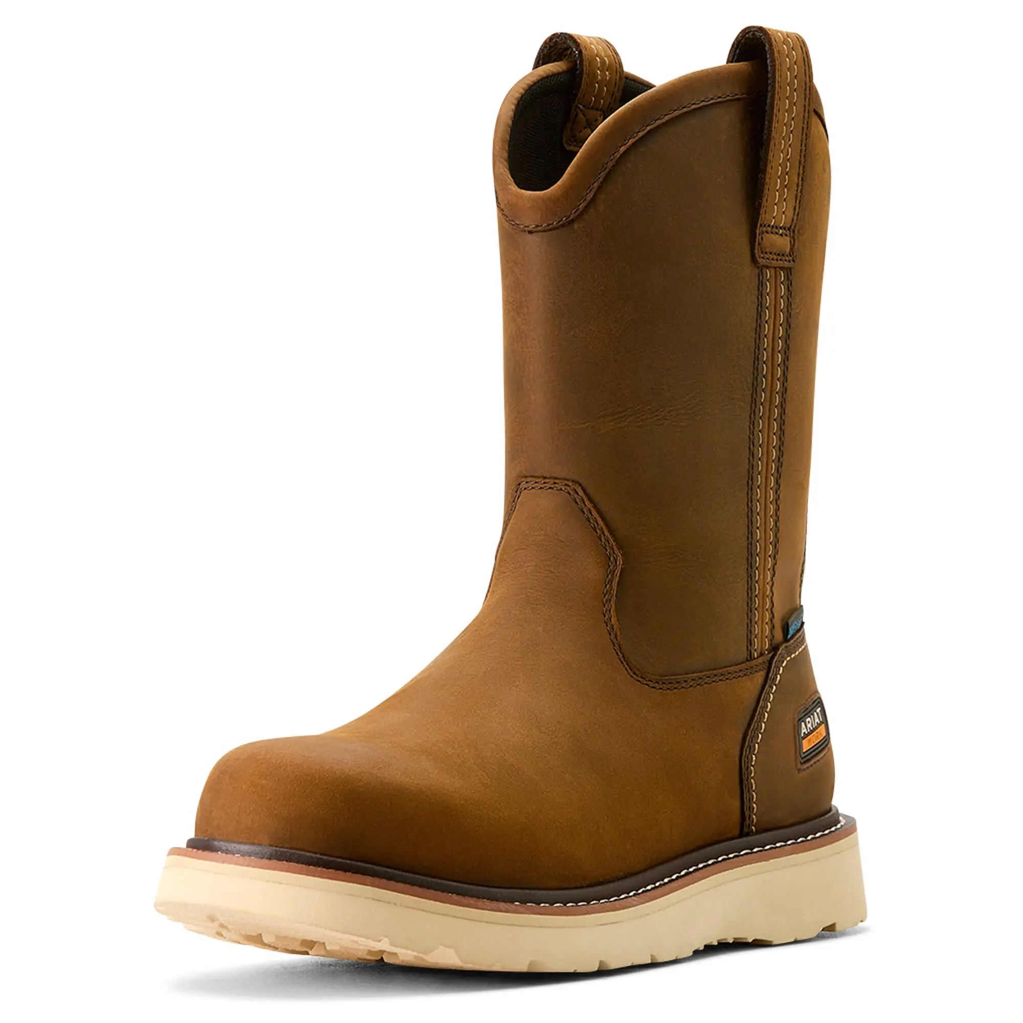 Men's Rebar Wedge Pull-On Waterproof Work Boots