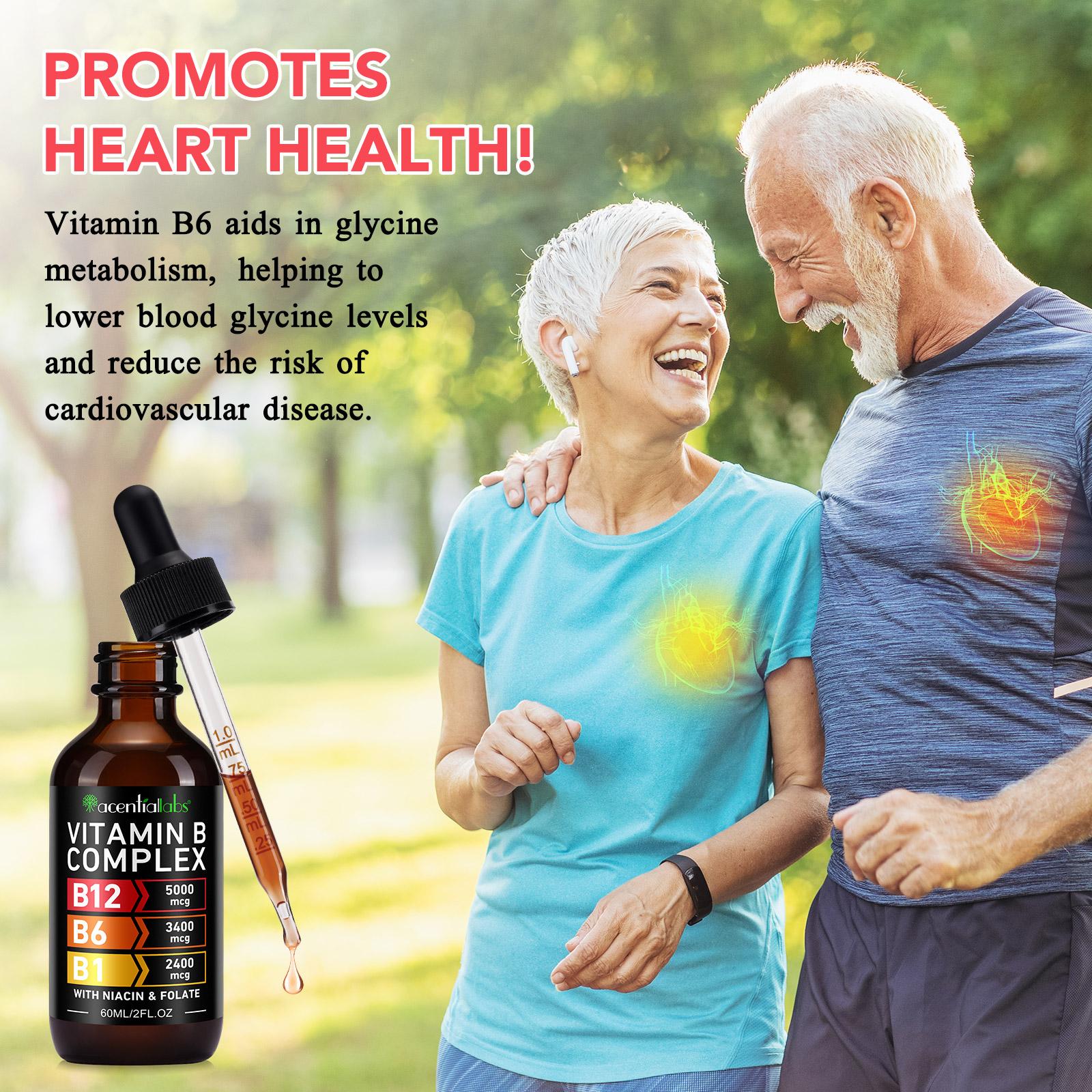 [NEW] Vitamin B12 B6 Wellness Duo Liquid Drops - High-Dose Energy ...