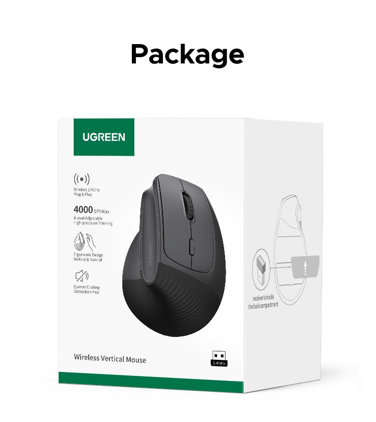 UGREEN Vertical Mouse Bluetooth 5.0 & 2.4G Wireless Ergonomic Mouse with 5 Buttons, 4000 DPI, Balck & Pink Ergonomic Mouse Compatible with PC/Laptop,Only 2.4G Model(Bluetooth not supported),TikTokShopBlackFriday ,TikTokShopHolidayHaul UGREEN Vertical Mouse Bluetooth 5.0 & 2.4G Wireless Ergonomic Mouse with 5 Buttons, 4000 DPI, Balck & Pink Ergonomic Mouse Compatible with PC/Laptop,Only 2.4G Model(Bluetooth not supported),TikTokShopBlackFriday ,TikTokShopHolidayHaul