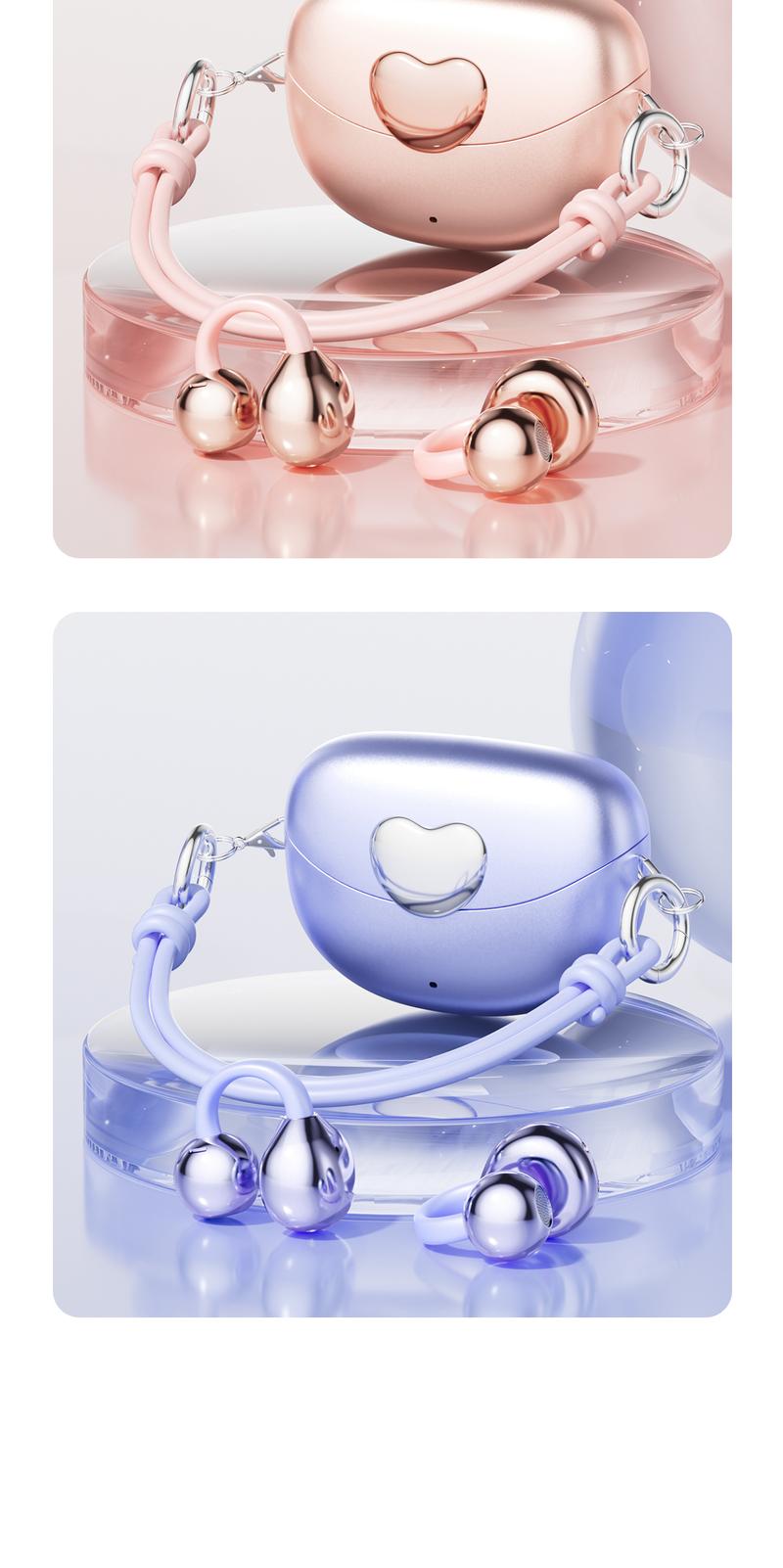 CHENRUIDA M106 High Fidelity Bluetooth Earphones for Women,360° surround sound,Advanced Noise Reduction Long Battery Life IPX7 Waterproof Rose Gold Headset wireless headphones noise cancelling headphones gamingheadset Christmas Gifts CHENRUIDA M106 High Fidelity Bluetooth Earphones for Women,360° surround sound,Advanced Noise Reduction Long Battery Life IPX7 Waterproof Rose Gold Headset wireless headphones noise cancelling headphones gamingheadset Christmas Gifts