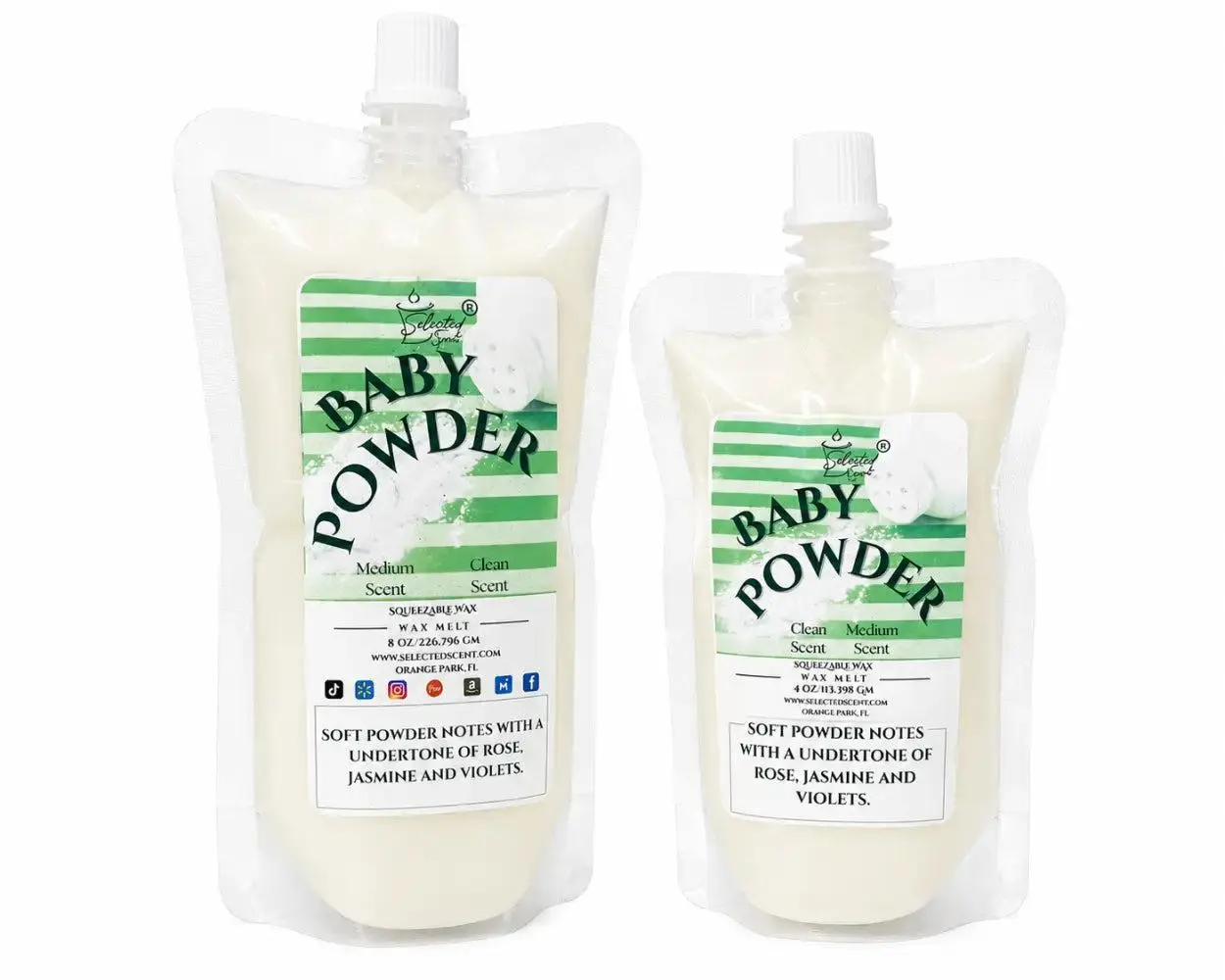 Baby Powder Squeezable Wax Melt