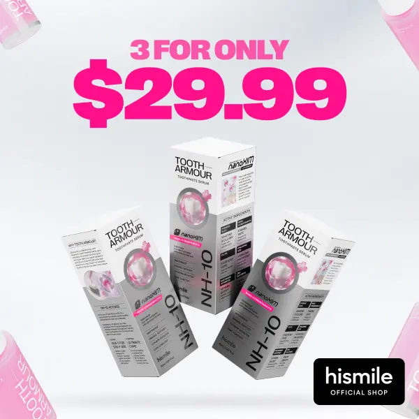[NEW] [Hismile] Tooth Armour Triple Value Set | Fluoride Free Toothpaste Serum, Nano Hydroxyapatite Toothpaste, Appropriate for Sensitive Teeth, Supports Tooth Enamel, Niacinamide Toothpaste, Advanced Enamel Support