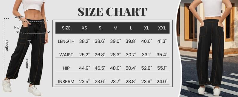 Mundoven Womens Barrel Sweatpants High Waisted Wide Leg Sweatpants Drawstring Lounge Baggy Pants Barrel Sweats