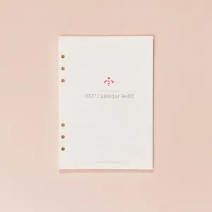 2027 A5 Inserts for Weekly Planner Personal Portfolio