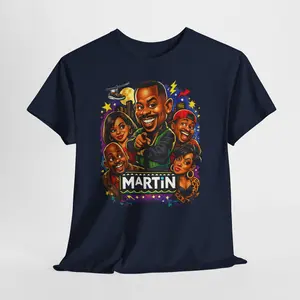 Martin TV Show Caricature T-Shirt – Retro 90s Sitcom Tribute Tee