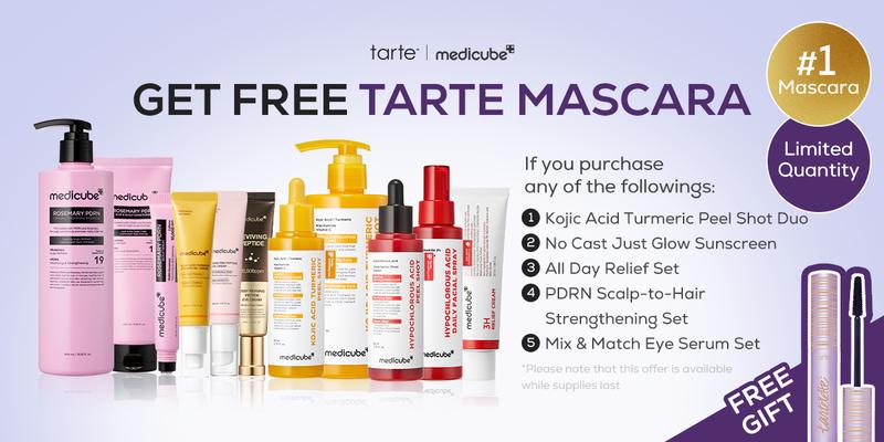 [medicube x Tarte] tartelette tubing mascara