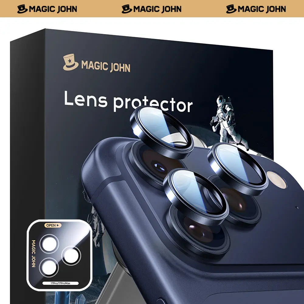 MAGIC JOHN iPhone Ultra Camera Lens Protector for Smartphone, Handheld Cellphone Devices, 99% Transmittance, Original Photo Quality, Easy Installation, Protective Scratch Resistant, Accessories,back to school,back to school haul