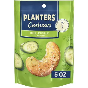Cashews Dill Pickle - Trail Mix Snack Packs - Snacks with Dill Pickle, Snack Pack, Party Trail Mix, 5 Oz Bag, Pack of 1