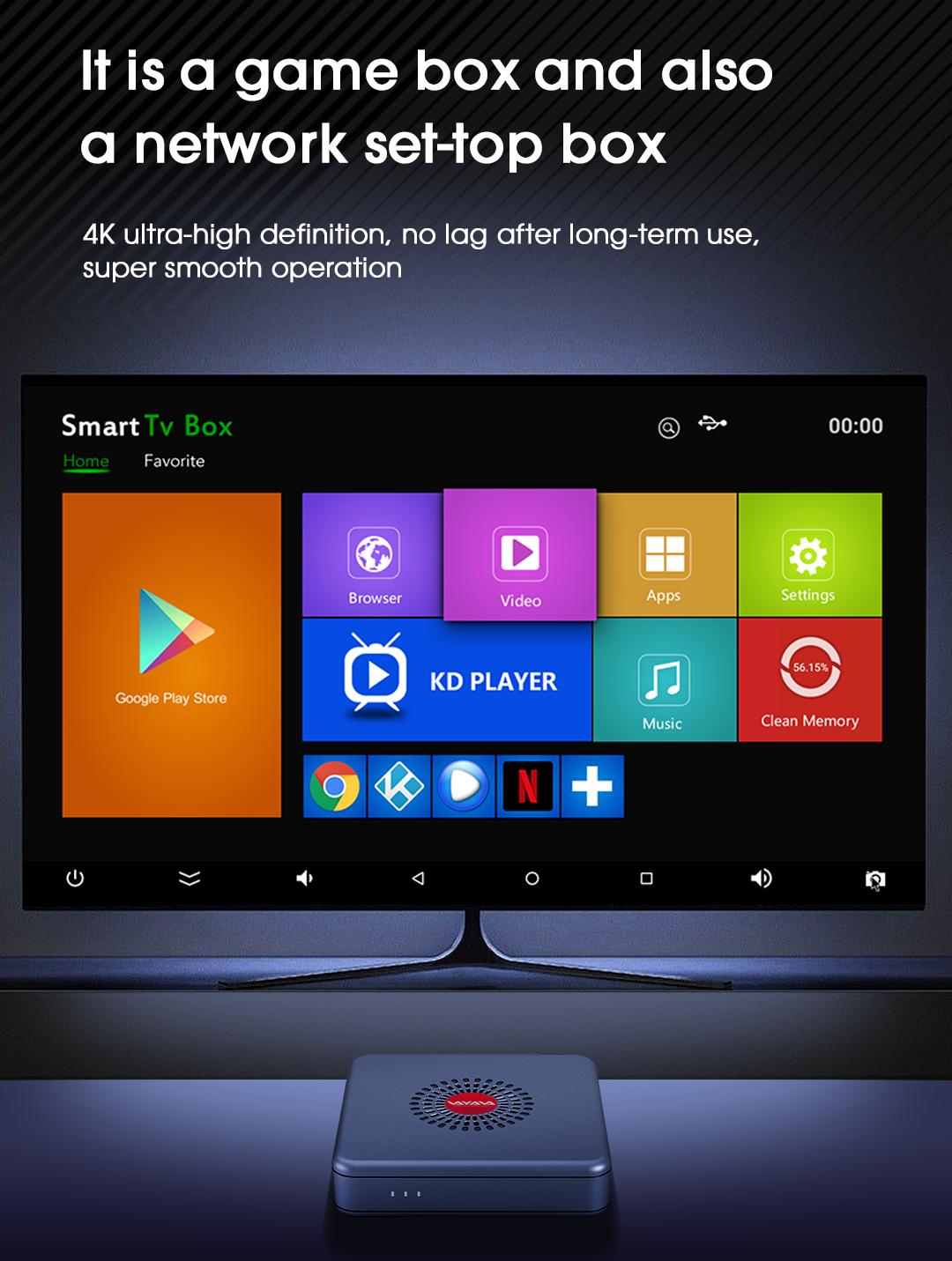 Christmas Children's Gifts  Dual-system GAME BOX Ultra Wireless Computer Game Console, 4k Hdmi Output, Play Cloud gaming Games for TV (Cloud gaming service)