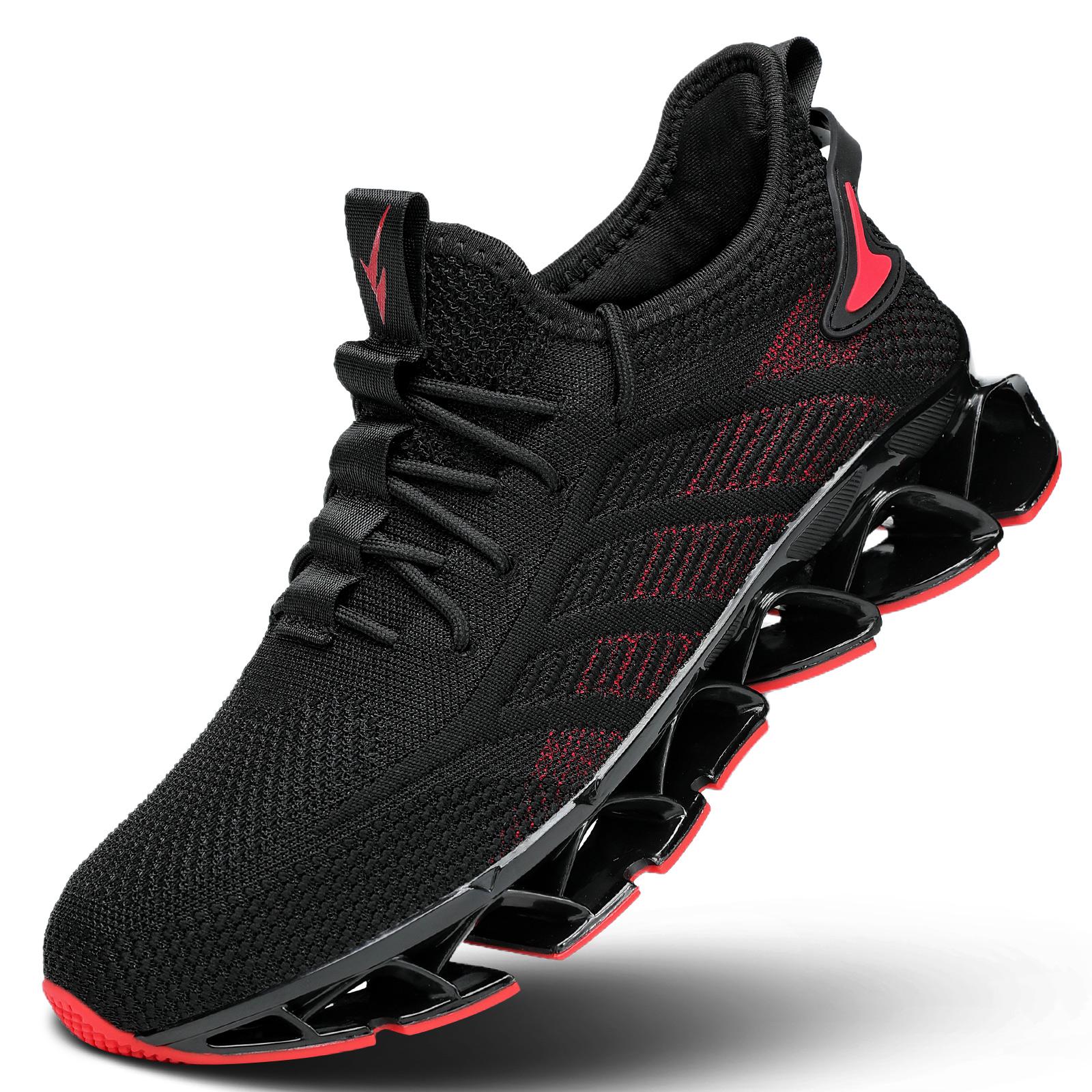 Men's Running Shoes Blade Tennis Walking Fashion Sneakers Breathable NonSlip Gym Sports Work Trainers Closed Runner Training Footwear Athletic Boy Casual