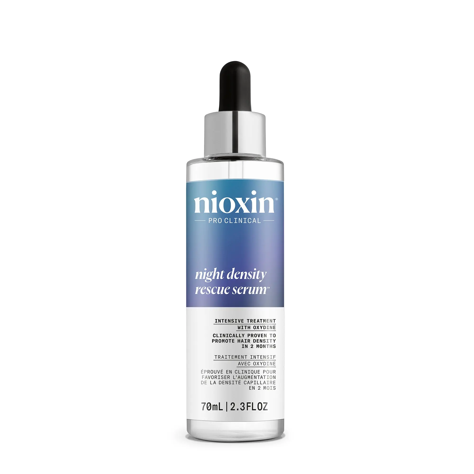 Nioxin Night Density Rescue Serum - Lightweight Overnight Leave-In Scalp Treatment for Thinning Hair to Promote Fuller, Thicker-Looking Hair, Haircare, Deep Scalp Care, All Hair