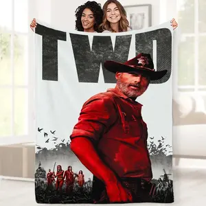 The Walking Dead Soft Blanket Perfect For Cozy Nights Ideal Gift For TV Show Fans Home Decor Enthusiasts Christmas Birthday Mothers Day Gift Halloween Gift