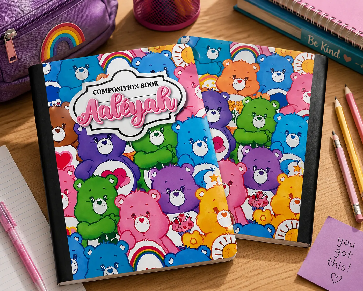 Custom Composition Book Perfect for School Supplies and Personal Organization