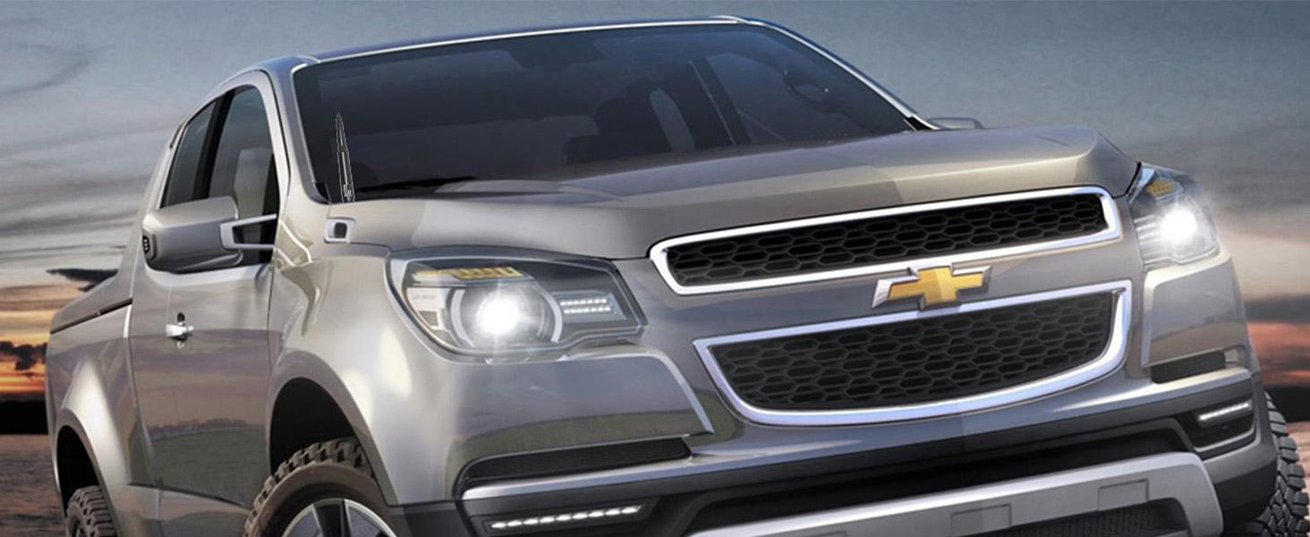 DIBMS American Flag 50 Cal Bullet Antenna - Compatible with Ford F-Series, Super Duty, Ford Raptor and Mustang Trucks, Anti-Theft, Black, Hood Side or Roof, Radar Detector Car Gadgets Tps Sensor