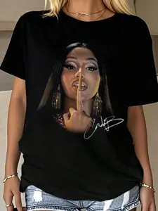 [Sale Up To 30%] + [Free Ship] CARDII BB TEE, Rapper Shirt, Big Face Shirt, Gift For Him Gift For Her, Fan Shirt, Rap Merch Shirt, Graphic Tee