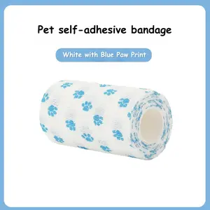 Pet Paw Wraps-Flexible Self-Adhering Elastic Bandage for Wound Care -First Aid Wrap,Paws Protector for Animals Like Dogs, Cats, and Other Pets - 3 inch, 3 RollsWaterproof, Non-Sticky to Fur,Comfortable & Breathable