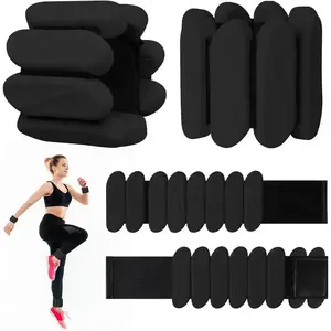 &Wrist Weights, 2Pack Wearable Wrist Ankle Weights for Women and Men, Adjustable  Arm and  Wrist Bracelets for Walking, Yoga, Pilates and Gym, 2lb