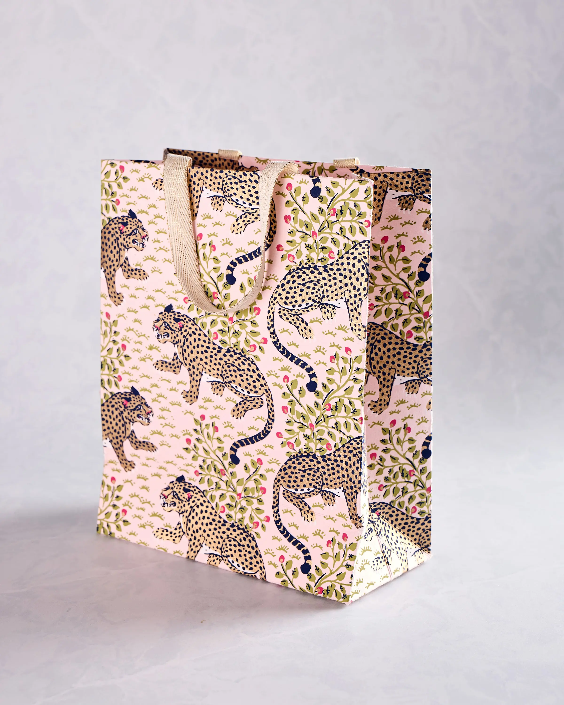 Bagheera - Handmade Small Gift Bag - Blush