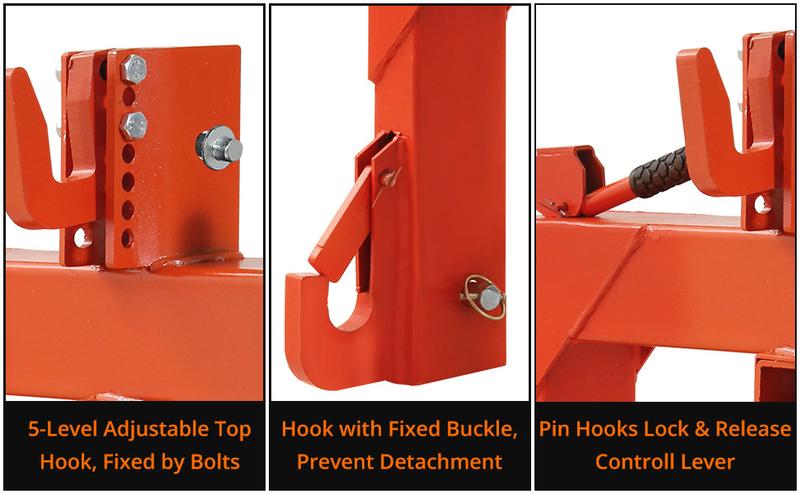 GARVEE Introducing the GARVEE 3 Point Quick Hitch: A Durable and Efficient Tool for Tractors with 3000 LBS Lifting Capacity, Perfect for All Your Agricultural Needs and Tasks.