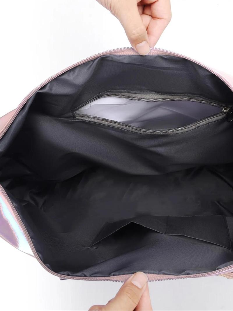 Minimalist Waterproof Large Capacity Ombre Zip Travel Bag, Travel Duffel Bag, Large Capacity Travel Bag,Lightweight Zipper Travel Bag, TravelBag for Women & Men