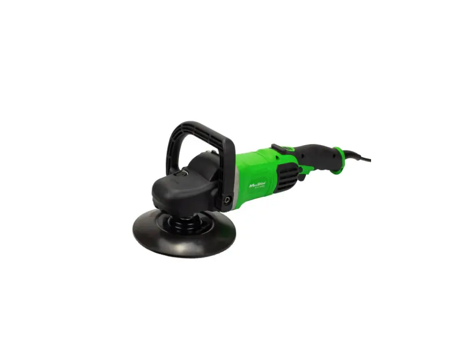 MAXSHINE Rotary Polisher M1300 Pro - 110v-120v, 1300W, 7-in Backing Plate, Constant Power Control, Progressive Trigger, Minimizes Splatter, Gentler Polishing, Comfortable for Extended Use, Ideal for Large Projects, Comfortable Extended Use, 7-Inch Backing
