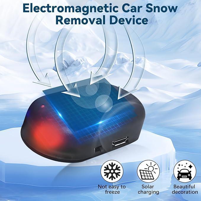 2026 New Solar-Powered Car Snow & Ice Remover | Automatic Winter Windshield Defroster for Outdoor Parking.