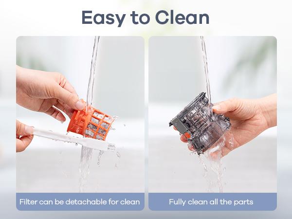 Syvio Juicer Machines Cold Press with 3 Detachable Filters 64 RPM Slow Masticating Technology Large Feed Chute Easy Clean BPA Free Silver