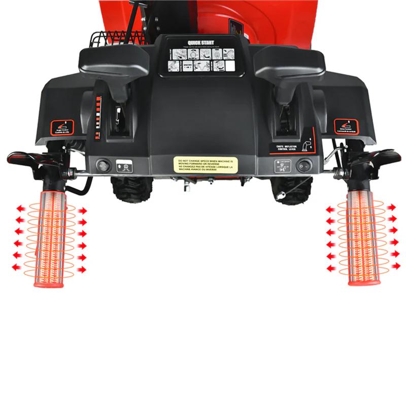 PowerSmart Gas Snow Blower, 26" 208cc B&S Engine with Electric Starter, Handle Warmer, Self-Propelled, One-Handed Operation, 2-Stage Snow Blowers(HB7109B)