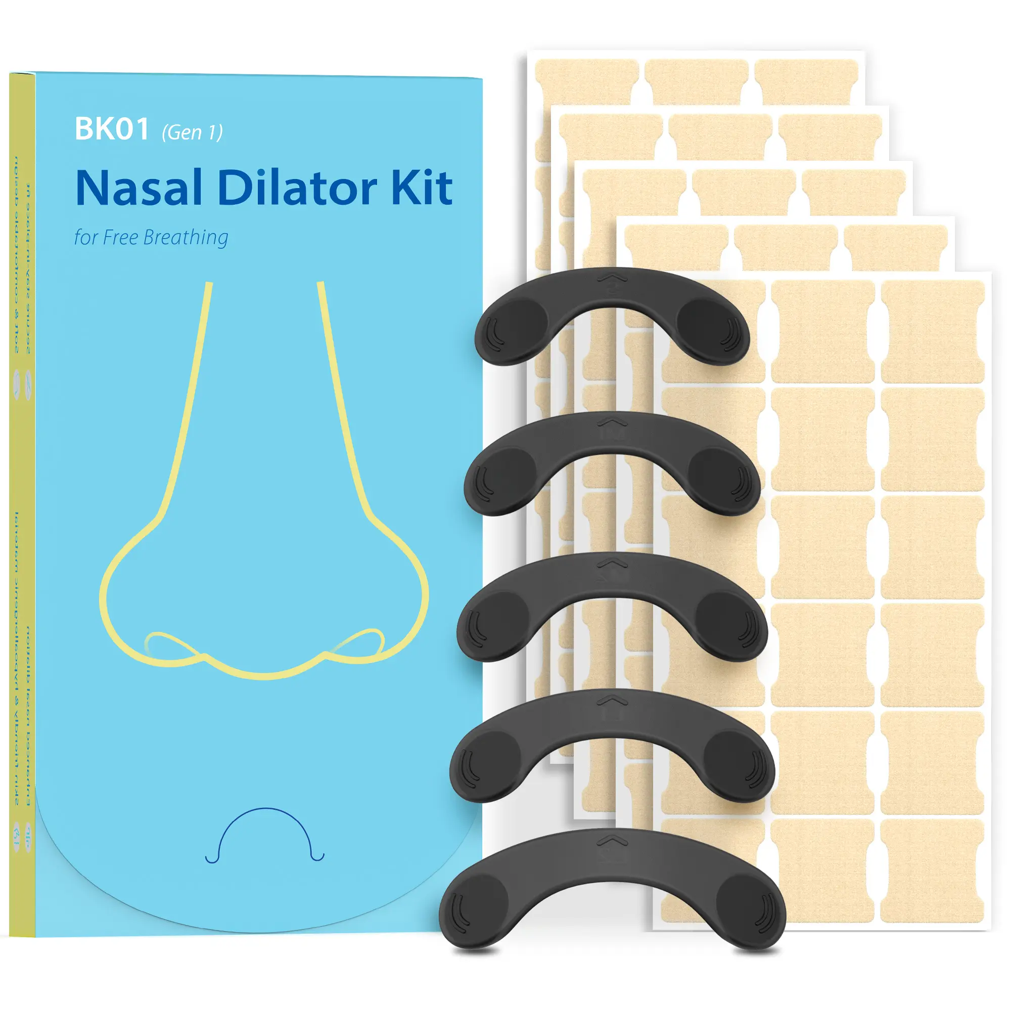 Nasal Strips for Sleep & Sports - BK01 | Breathe Better Anytime