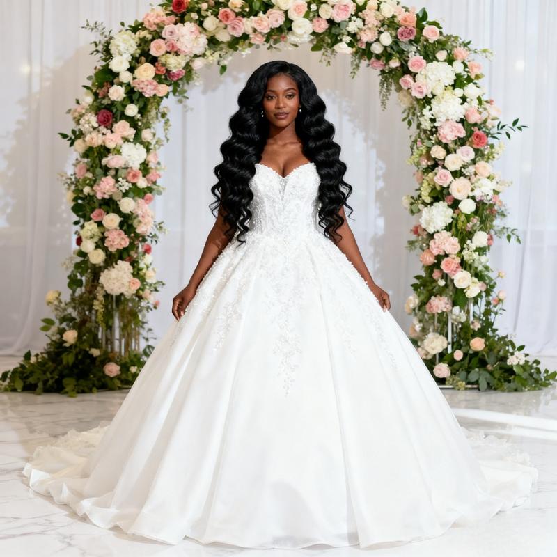 [30inch=$86] 5x5 Glueless Wig Body Wave 100% Human Hair Wigs Wear and Go Wigs Natural Black, 5x5 Pre-Cut HD Lace Closure Wig Pre-Plucked Hairline, Affordable Human Hair Wigs For Black Women