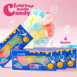 【SpringGlowUp】GummyGlow New Wax Bottle Candy – Jelly Filled Variety Flavor Juice with Liquid Syrup, Stress-Relieving Snack, Old-School Mini Drinks, Soft Chewy Wax, Fun Viral Astronaut-Themed Packaging, Sweet Bonbon Gift Idea
