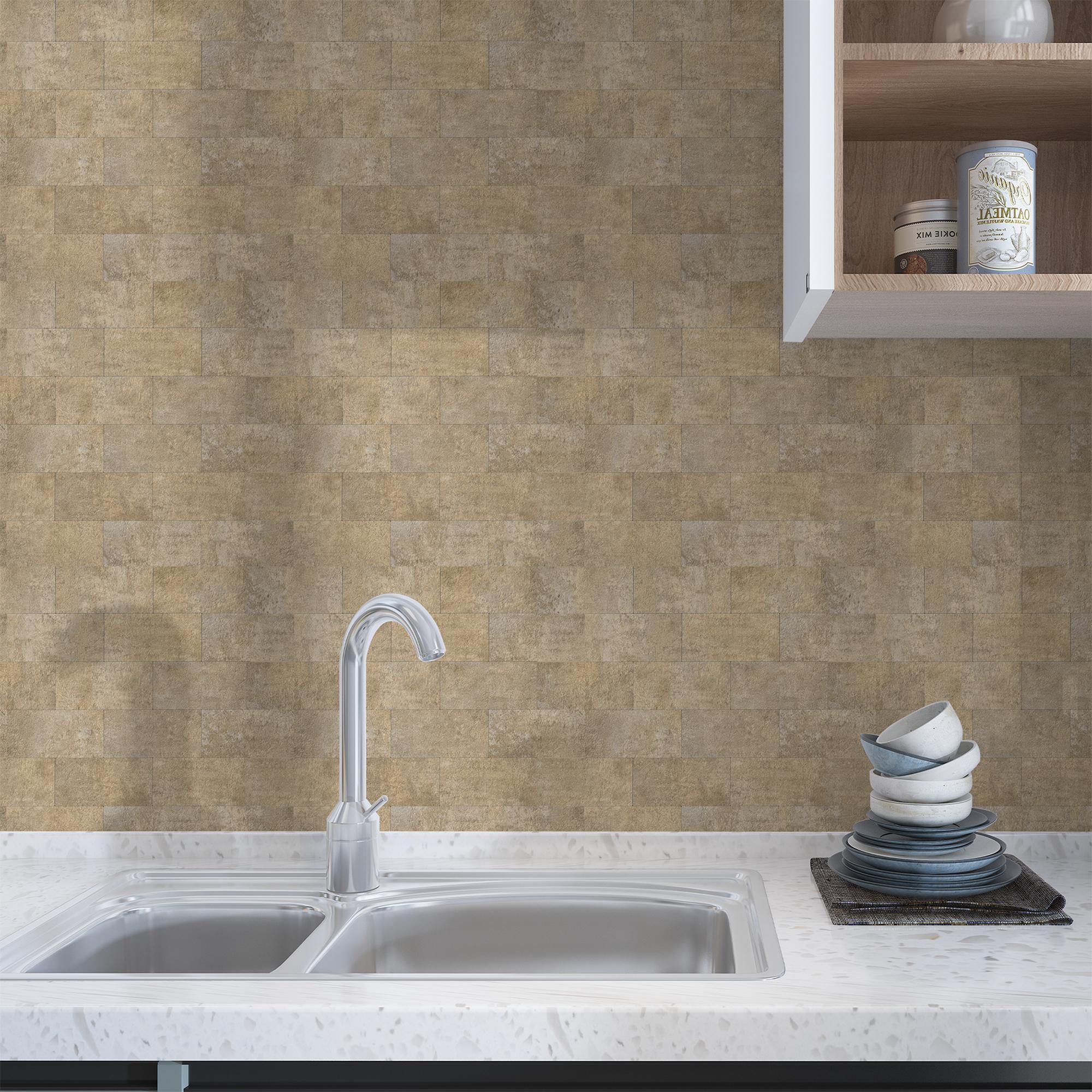 Art3d 10-Pack Peel and Stick PVC BacksplashTiles  11.4"x13.5" for Kitchen, Bathroom, and Laundry Room Decor  Waterproof Vinyl Decorative Wall Stickers