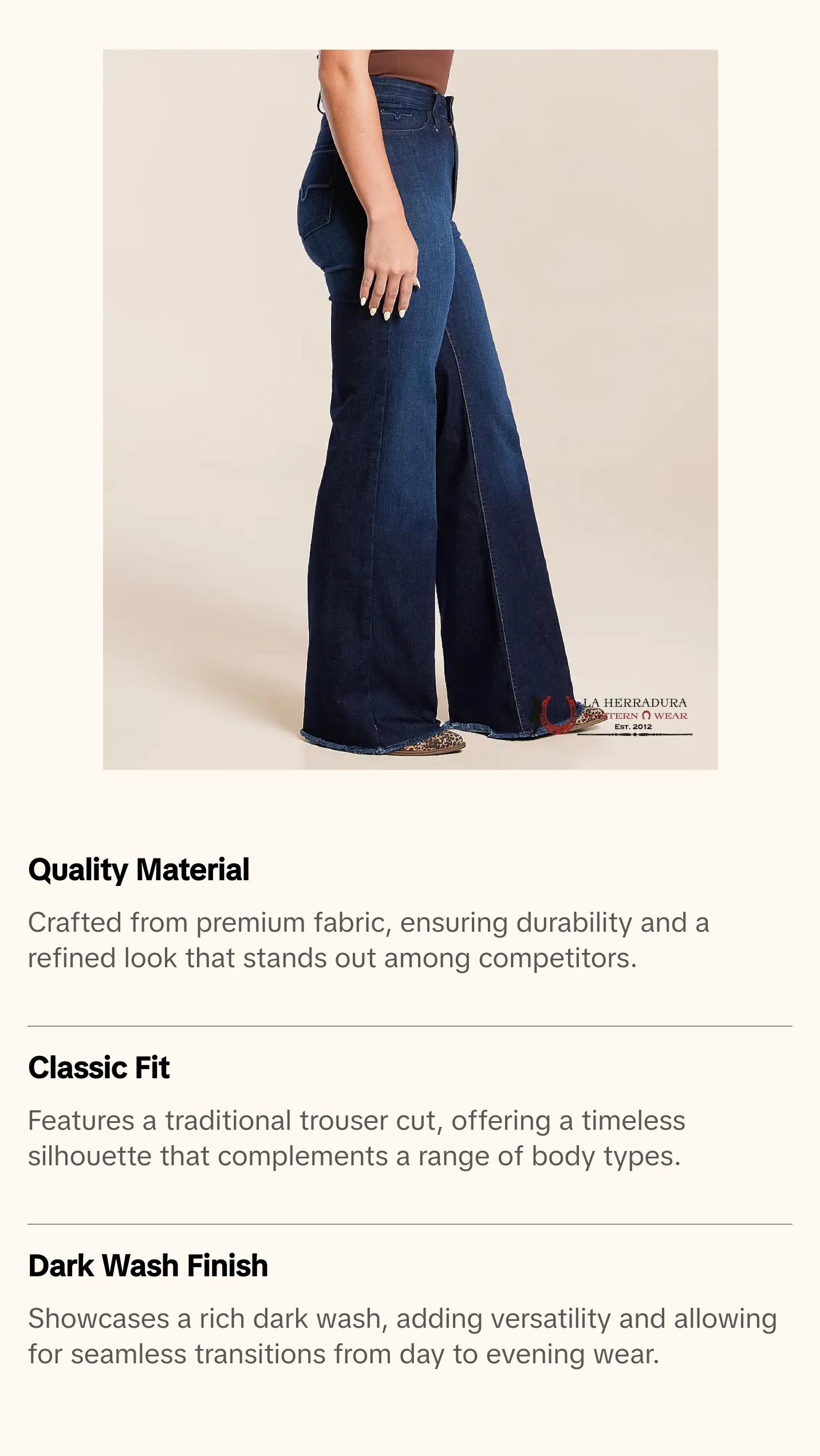 Kimes Ranch Olivia dark Wash Trouser jeans