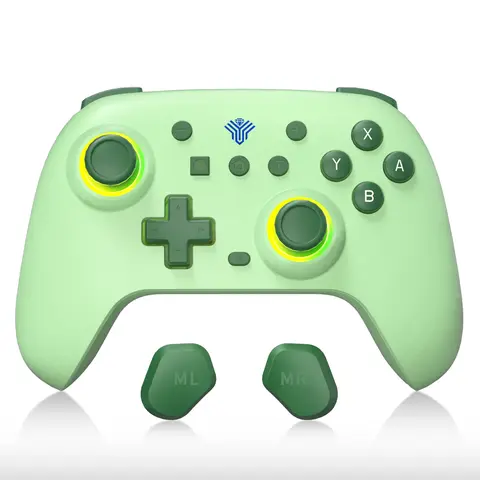 YUYIU ZephyrX Pro Wireless Controller for Switch/PC - Hall Effect Sticks | Macro Buttons | 6-Axis Gyro | Dual Vibration | RGB | Wake-Up Support