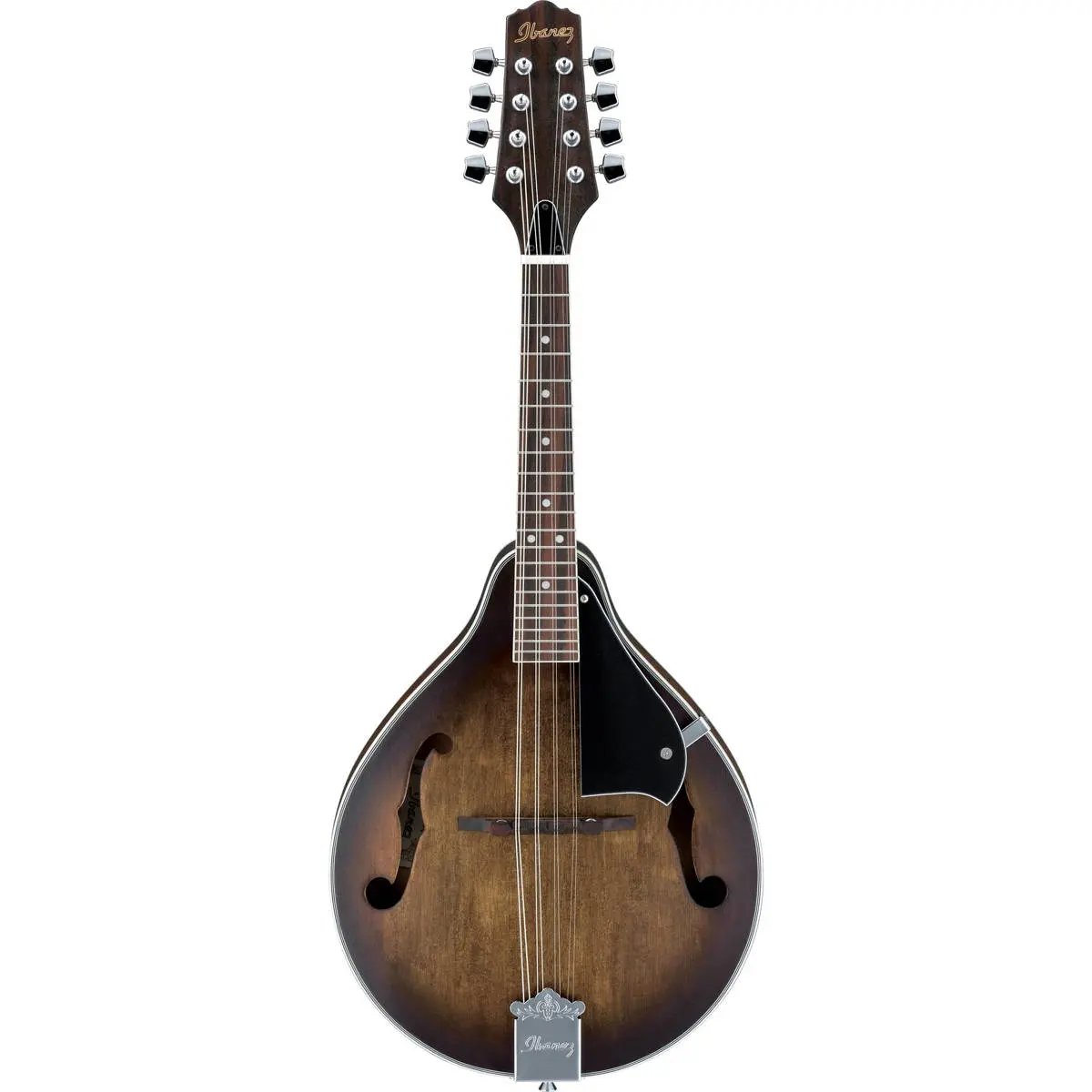 Ibanez A-Style Body Mandolin - M510 Model, 20 Frets, Mahogany Neck, Rosewood Fretboard, Open Pore Vintage Sunburst, Solid Wood Construction
