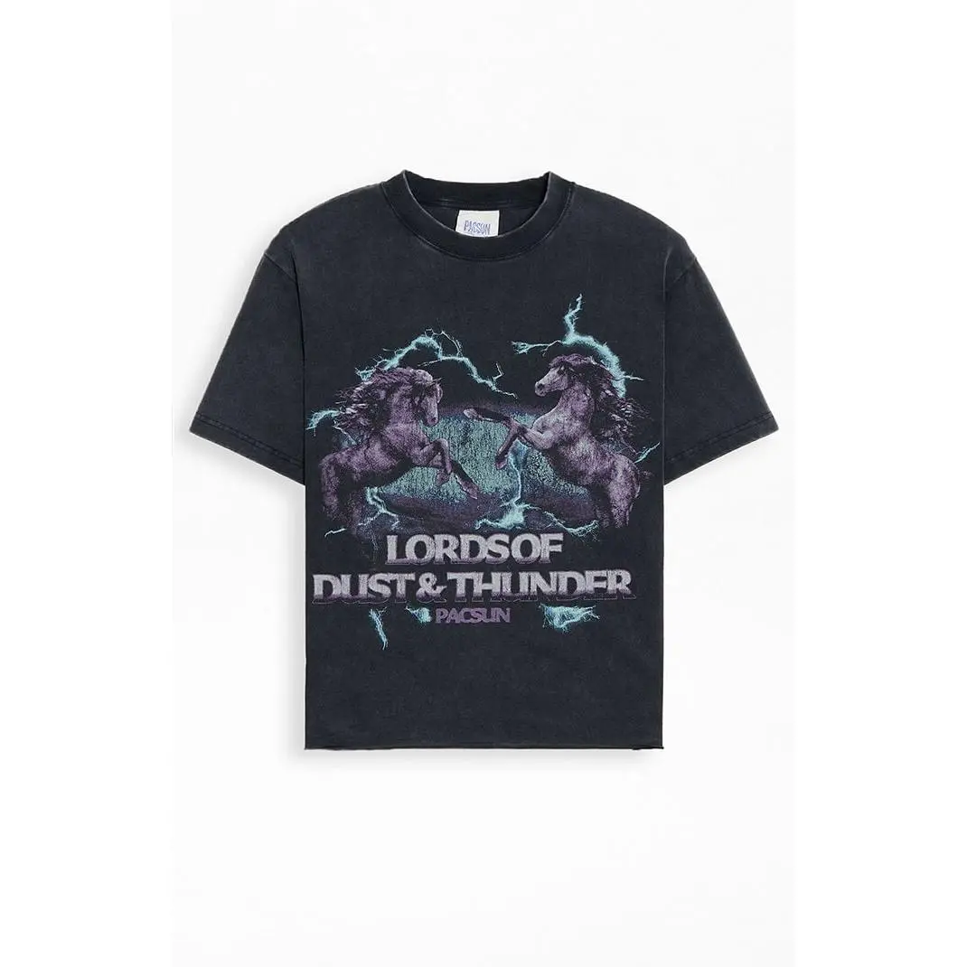 Pacsun Men's Lords of Dust & Thunder T-Shirt - Multicolor