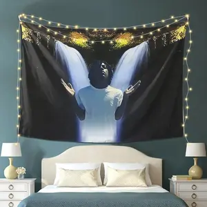A Christopher Reginald Travis Themed Tapestry, Suitable for Various Holidays And Birthdays, Perfect As a Gift for Friends And Family. an Ideal Wall Hanging for Living Rooms, Bedrooms, Offices Dorms This High-Quality Printed M Decoration Starry Sky Pattern